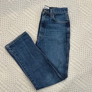 Agolde Classic Indigo Straight Jeans